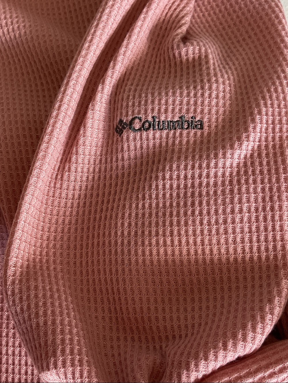 Women's Utility Waffle Pullover Jacket in Dusty Pink - Picture 4 of 5